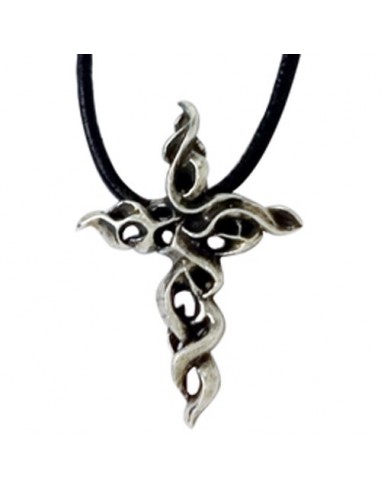 Necklace - Flaming cross - Necklace