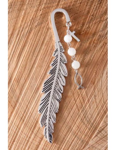 BOOKMARK WITH NATURE BEADS & CHARM -...